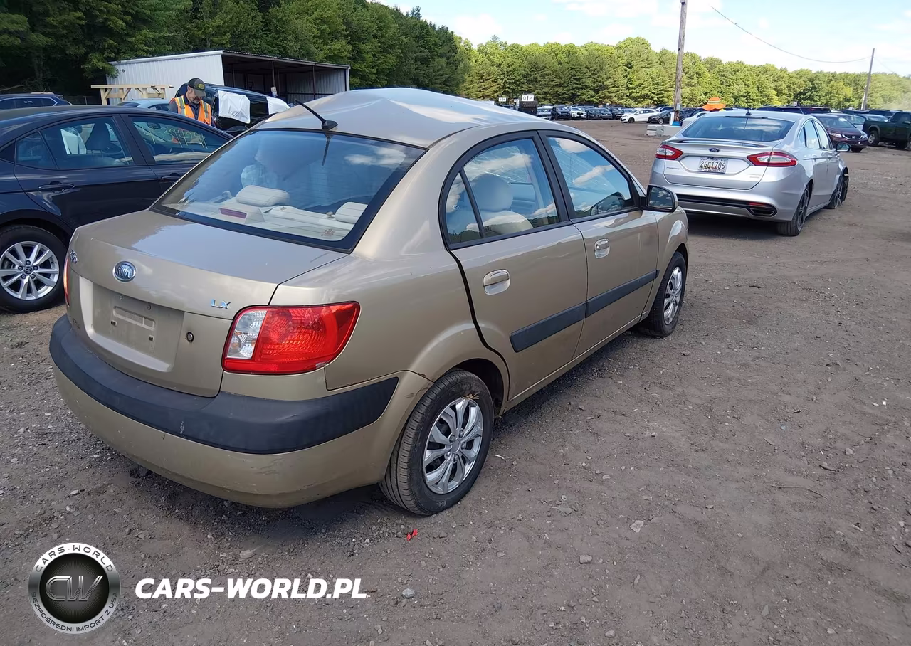 2007 Kia Rio Lx VIN:KNADE123376221791 - 4