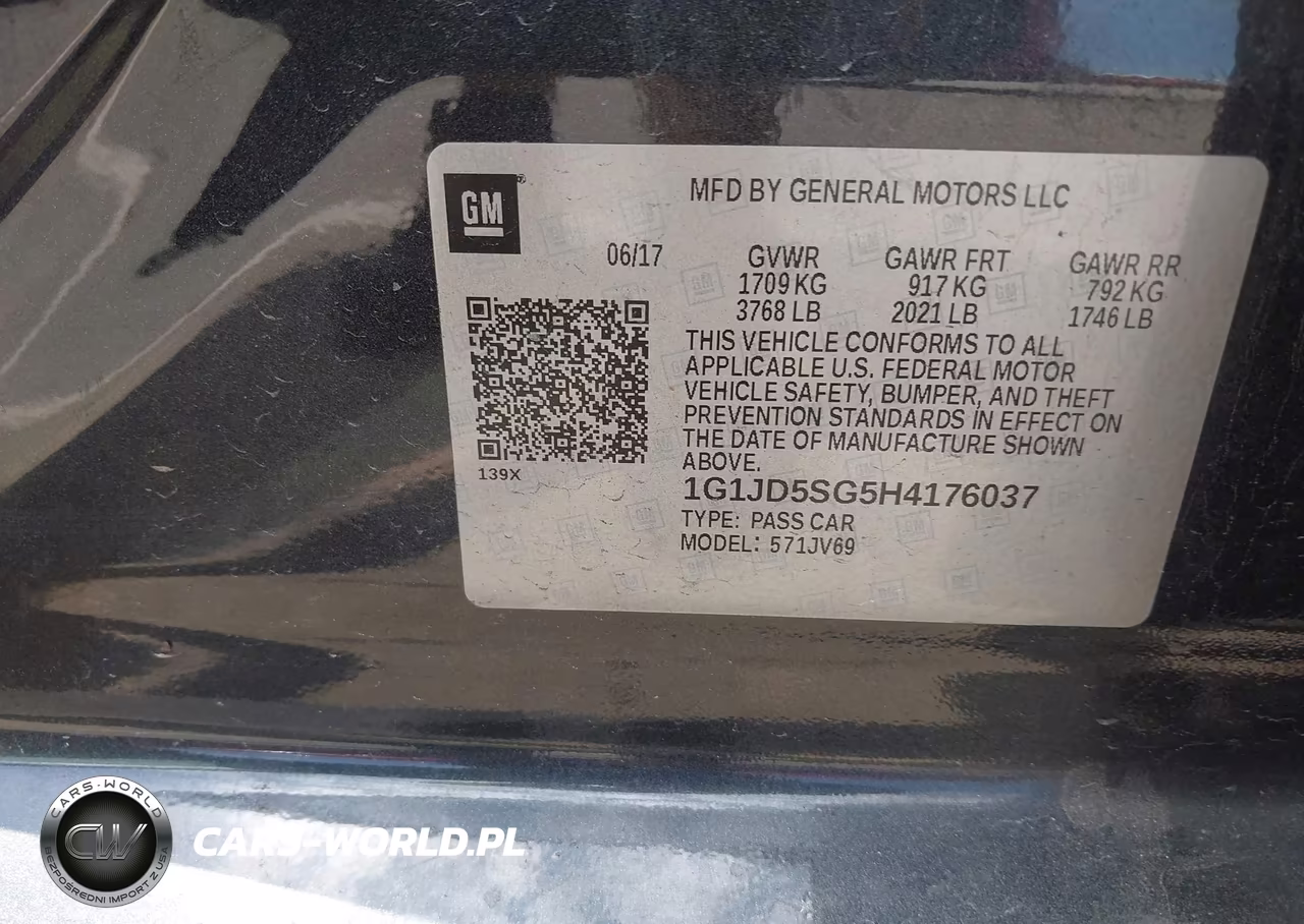 2017 Chevrolet Sonic Lt Auto VIN:1G1JD5SG5H4176037 - 9