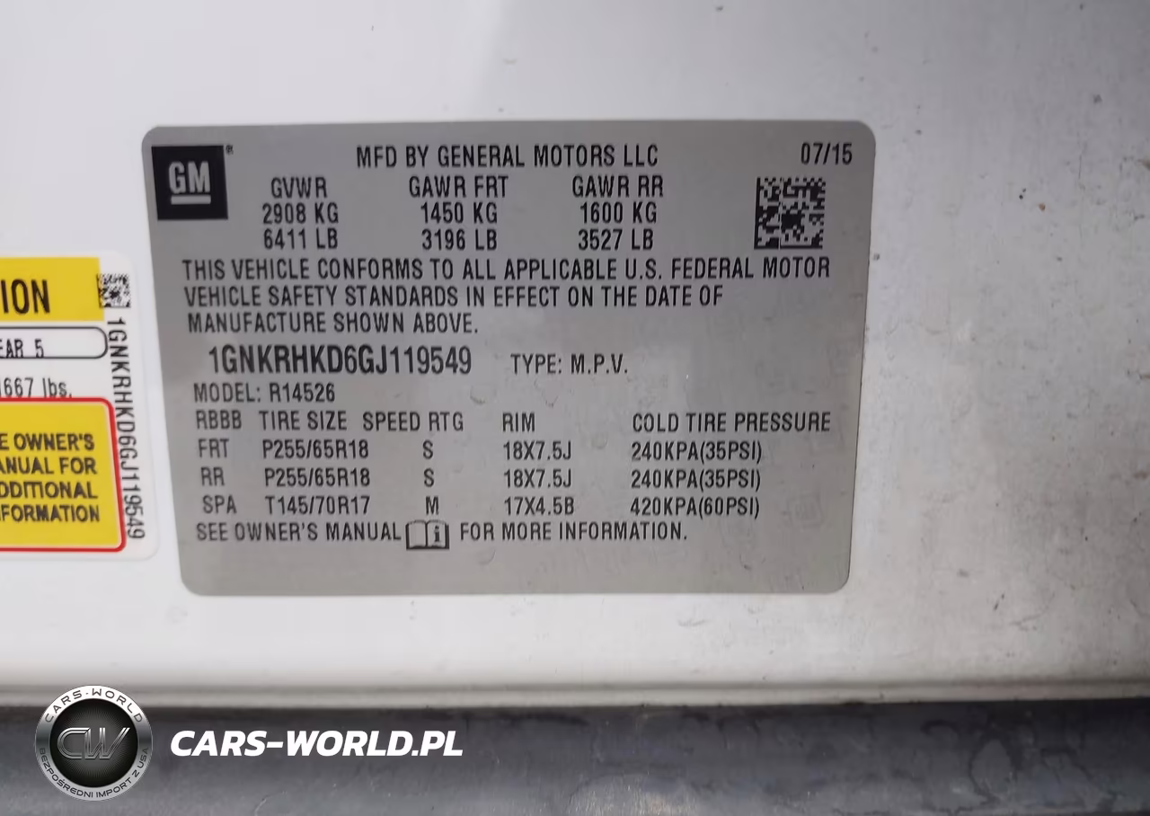 2016 Chevrolet Traverse 2Lt VIN:1GNKRHKD6GJ119549 - 9