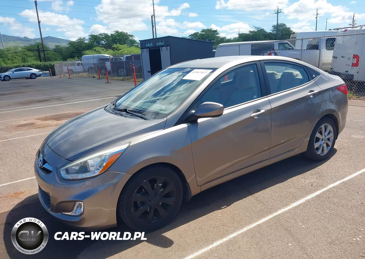 2014 Hyundai Accent Gls VIN:KMHCU4AE5EU753425 - 2