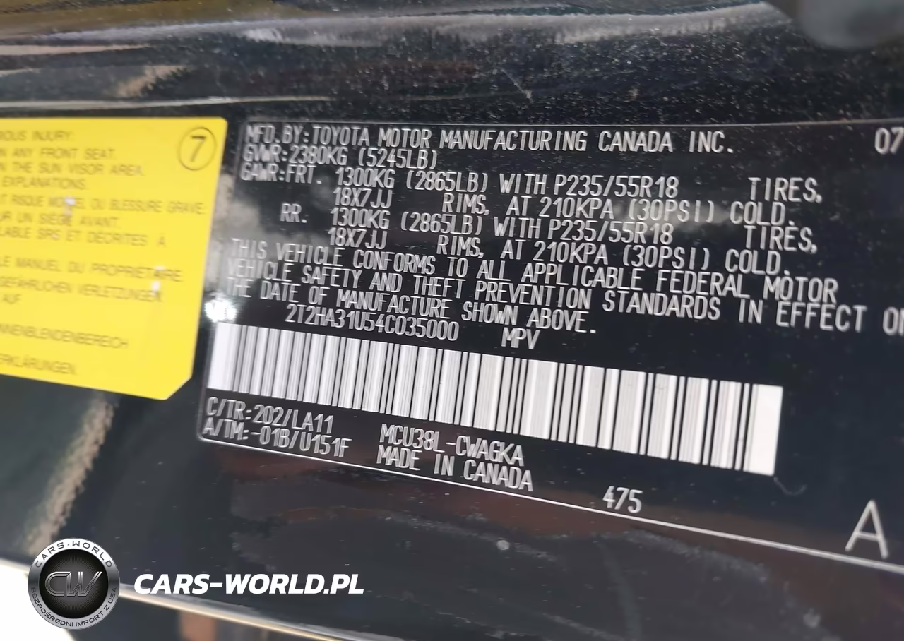 2004 Lexus Rx 330 VIN:2T2HA31U54C035000 - 9
