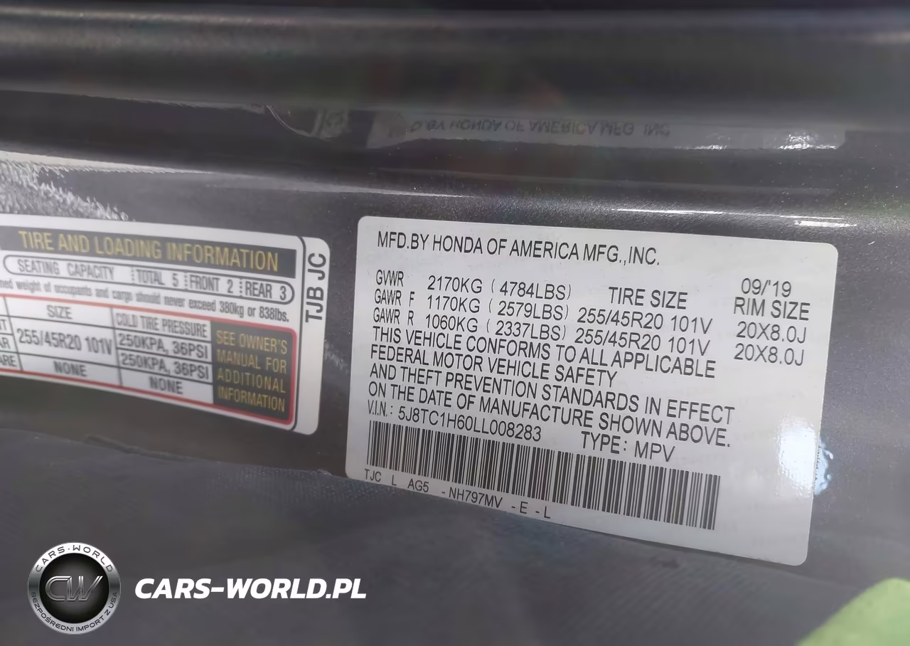 2020 Acura Rdx A-Spec Package VIN:5J8TC1H60LL008283 - 9