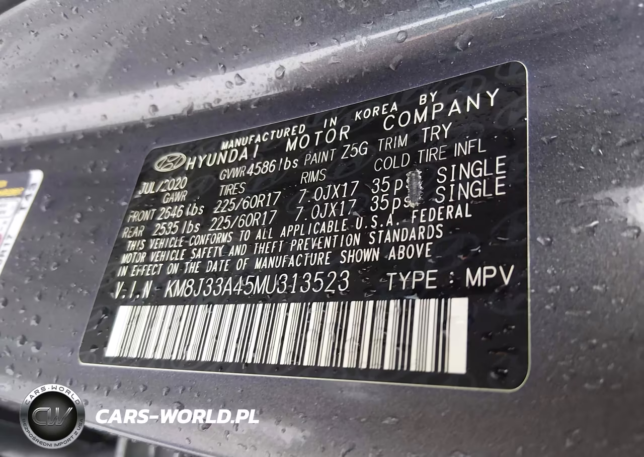 2021 Hyundai Tucson Value VIN:KM8J33A45MU313523 - 9