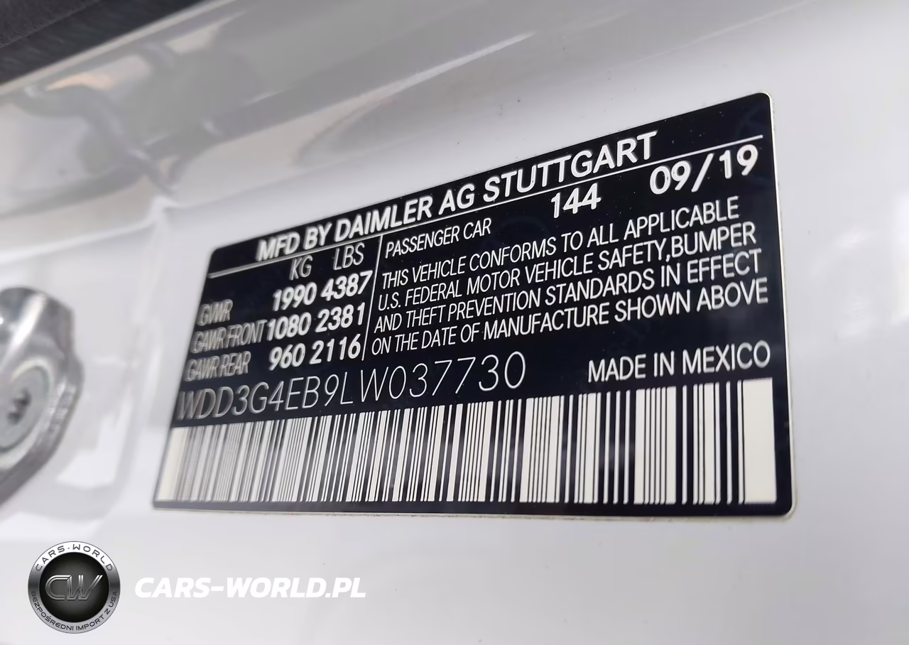 2020 Mercedes-Benz A 220 VIN:WDD3G4EB9LW037730 - 9