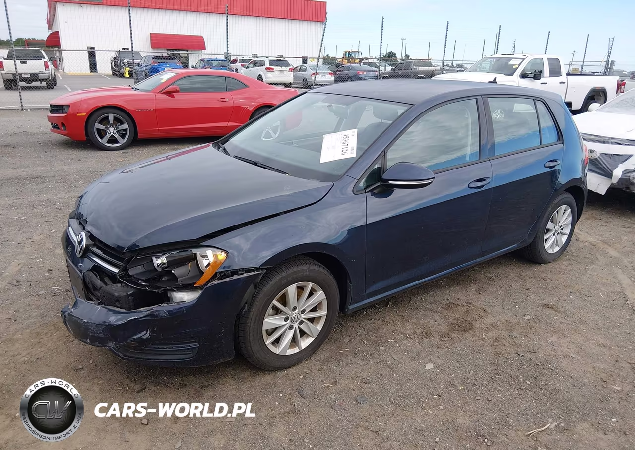 2016 Volkswagen Golf Tsi S 4-Door VIN:3VW217AU4GM062117 - 2
