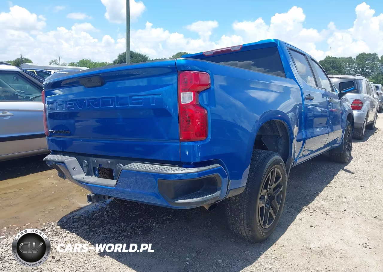 2022 Chevrolet Silverado 1500 2Wd Short Bed Custom VIN:1GCPABEK8NZ630966 - 4
