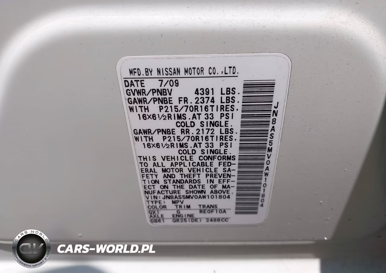 2010 Nissan Rogue S VIN:JN8AS5MV0AW101804 - 9