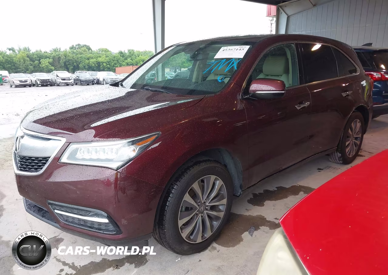 2014 Acura Mdx Technology Package VIN:5FRYD3H4XEB011532 - 2