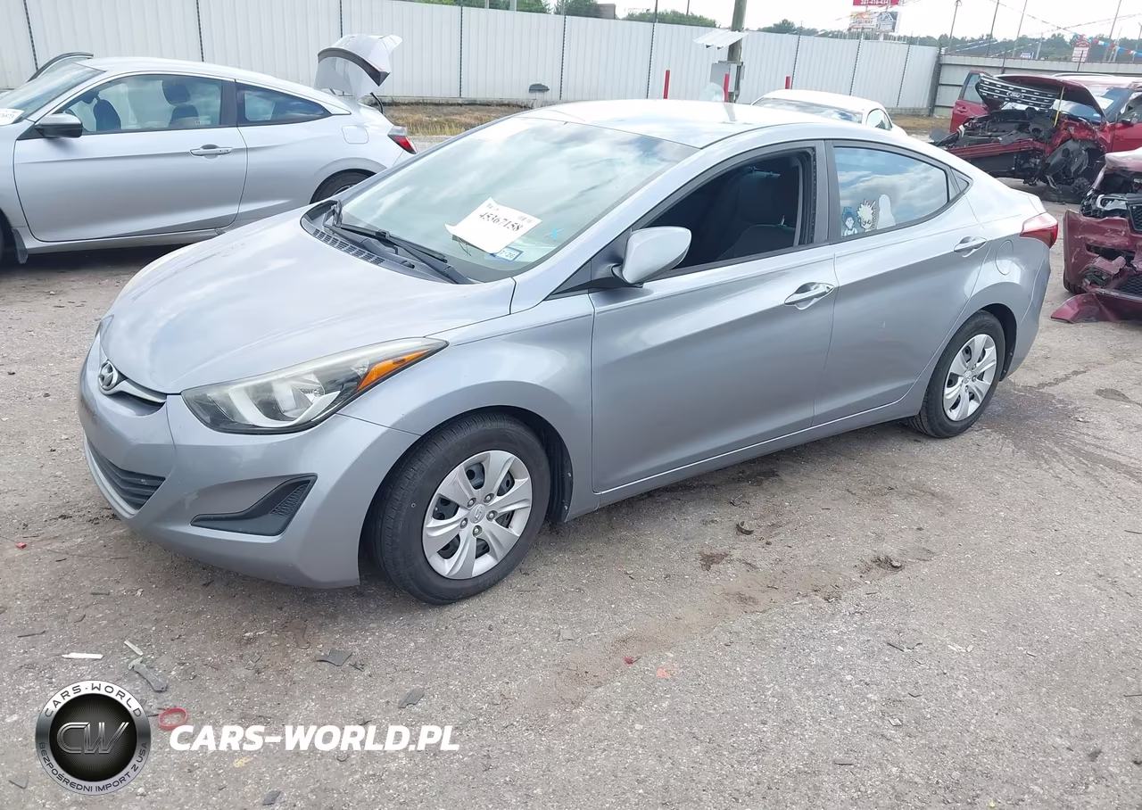2016 Hyundai Elantra Se VIN:5NPDH4AE9GH784560 - 2