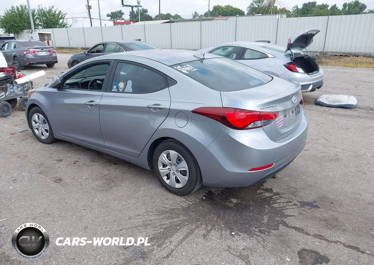 2016 Hyundai Elantra Se VIN:5NPDH4AE9GH784560 - 3
