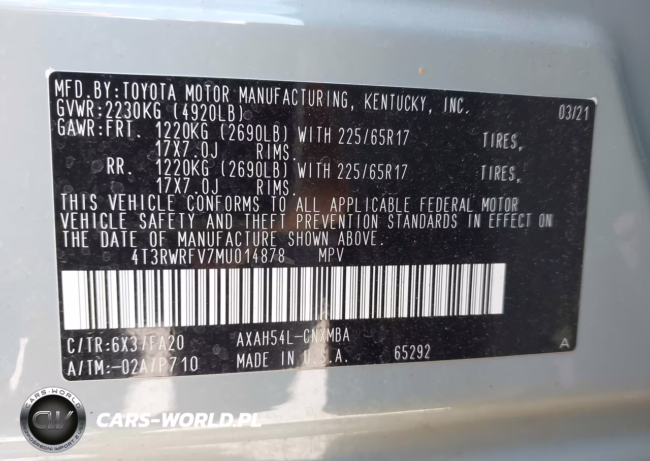 2021 Toyota Rav4 Hybrid Xle VIN:4T3RWRFV7MU014878 - 9