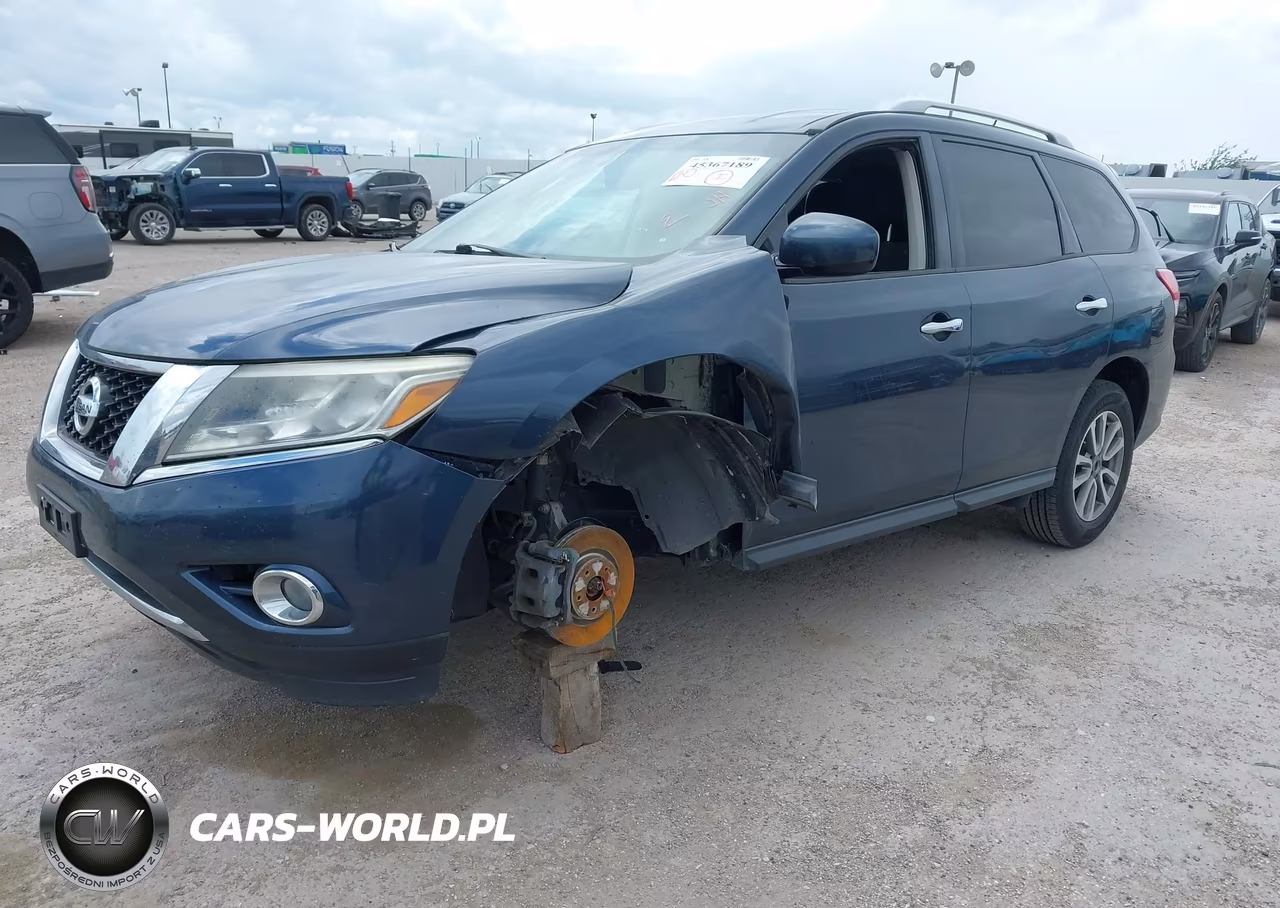 2015 Nissan Pathfinder Platinum-S-Sl-Sv VIN:5N1AR2MN3FC673072 - 2