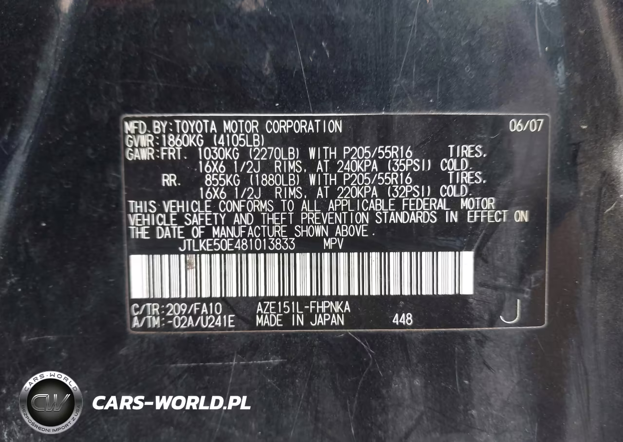 2008 Scion Xb VIN:JTLKE50E481013833 - 9