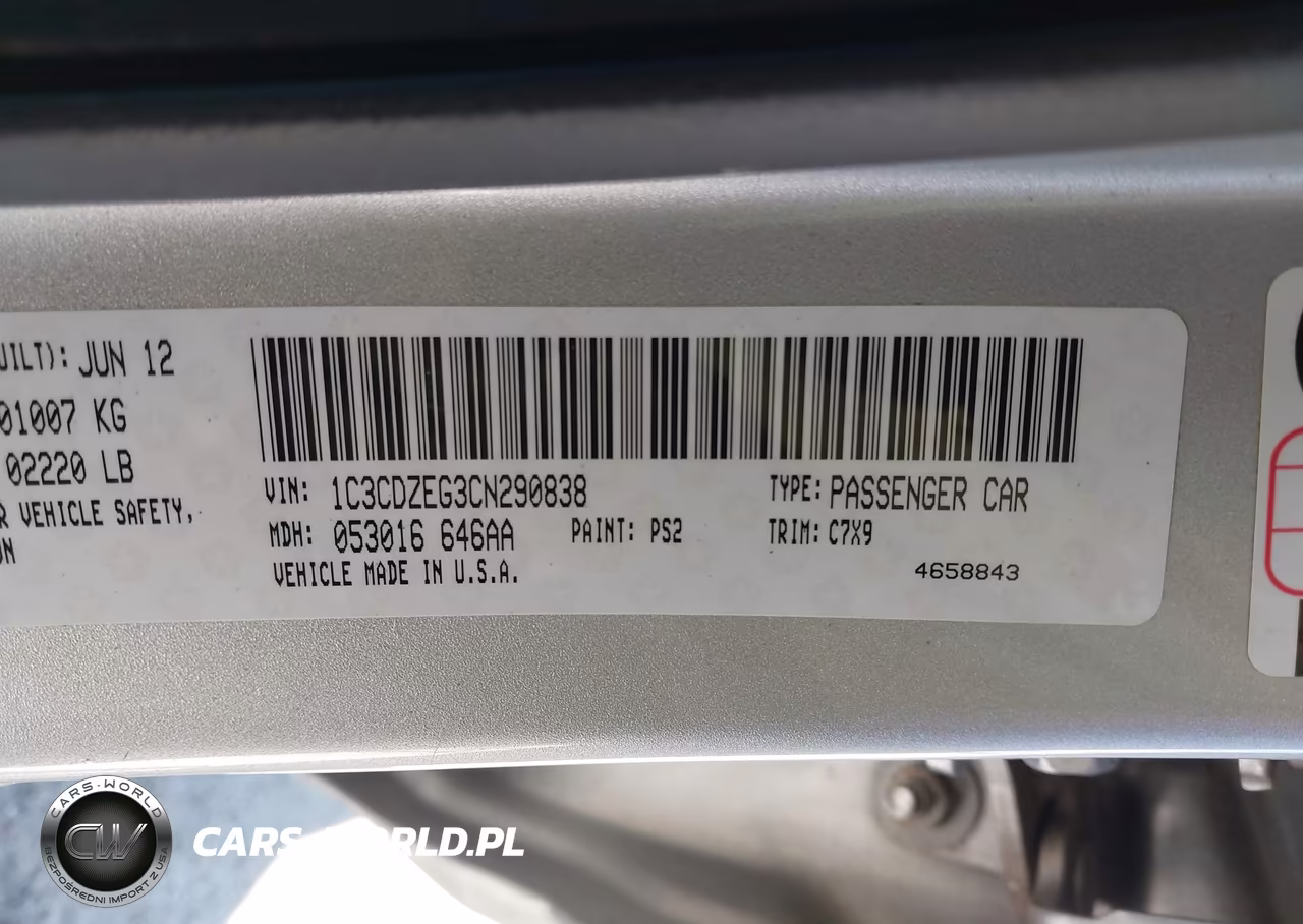 2012 Dodge Avenger Sxt Plus VIN:1C3CDZEG3CN290838 - 9
