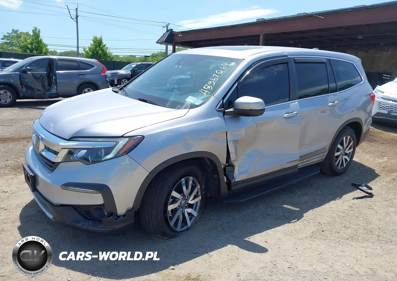 2022 Honda Pilot Awd Ex-L VIN:5FNYF6H55NB007491 - 2