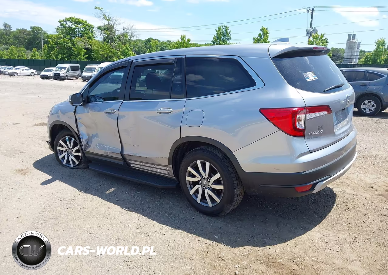 2022 Honda Pilot Awd Ex-L VIN:5FNYF6H55NB007491 - 3