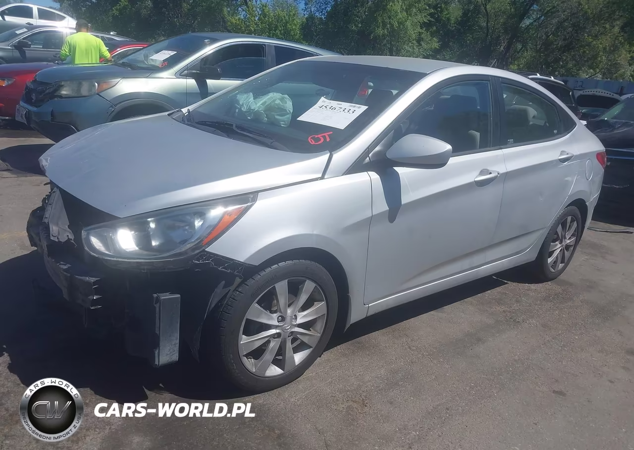 2013 Hyundai Accent Gls VIN:KMHCU4AE8DU275144 - 2