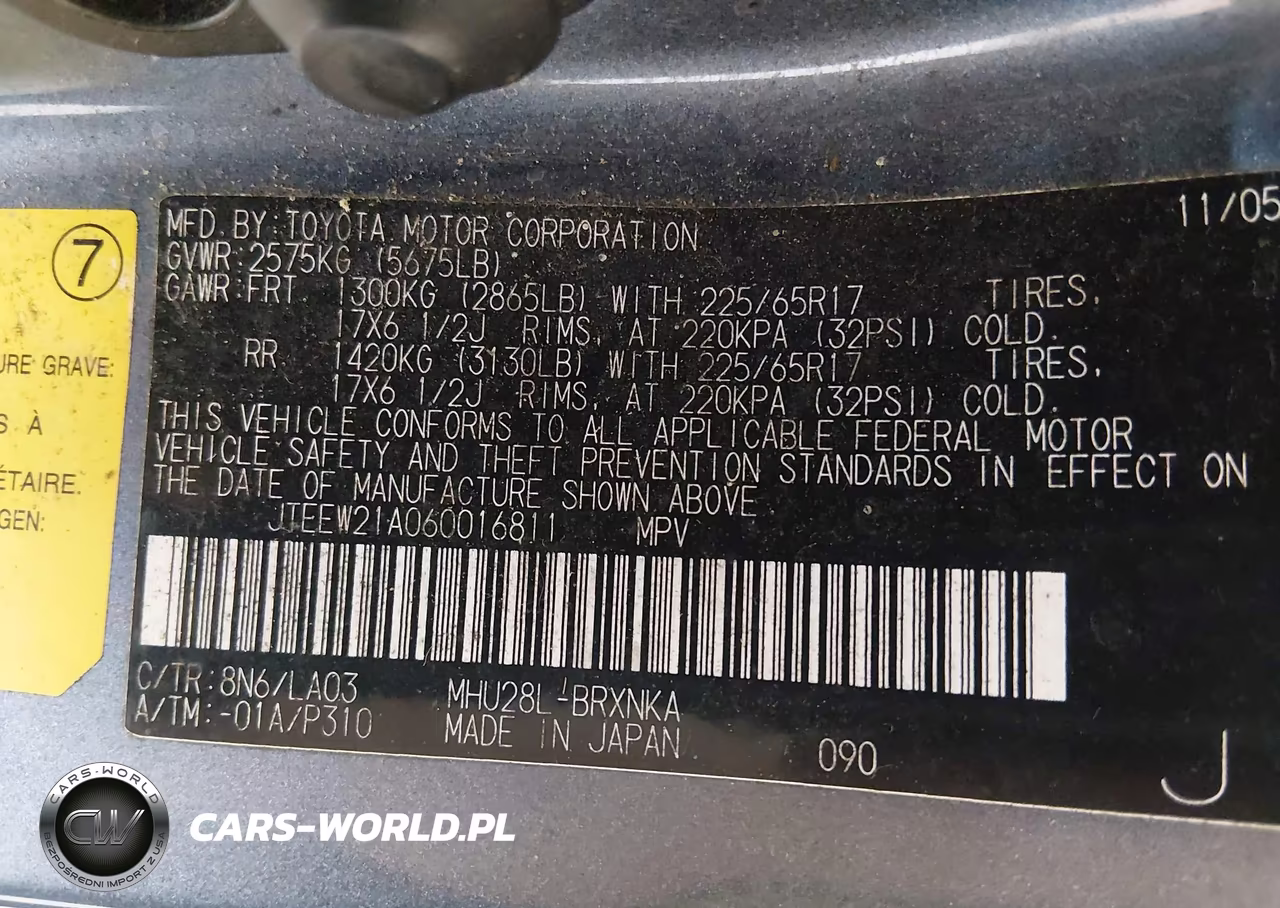 2006 Toyota Highlander Hybrid Limited V6 VIN:JTEEW21A060016811 - 9