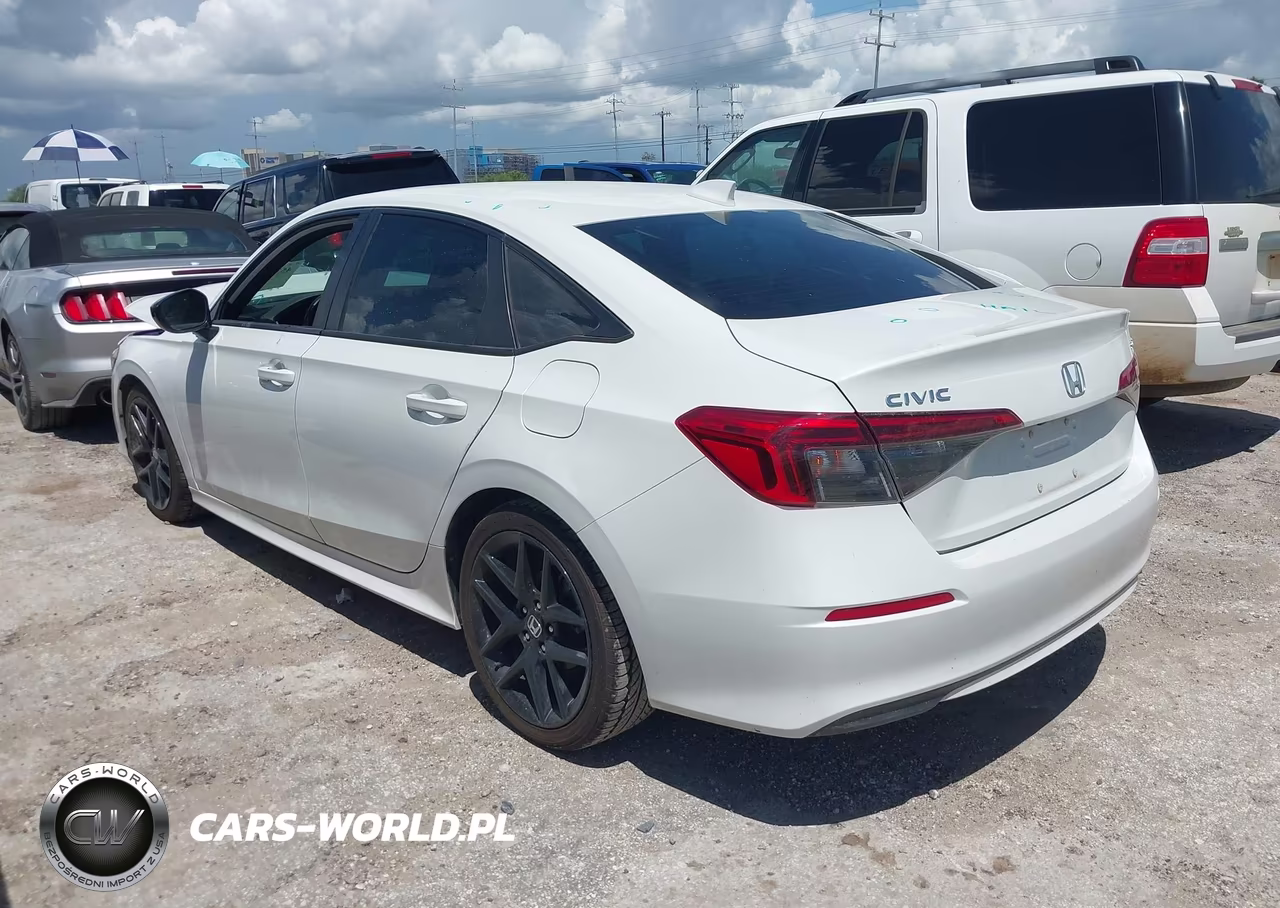 2022 Honda Civic Sport VIN:2HGFE2F50NH562558 - 3