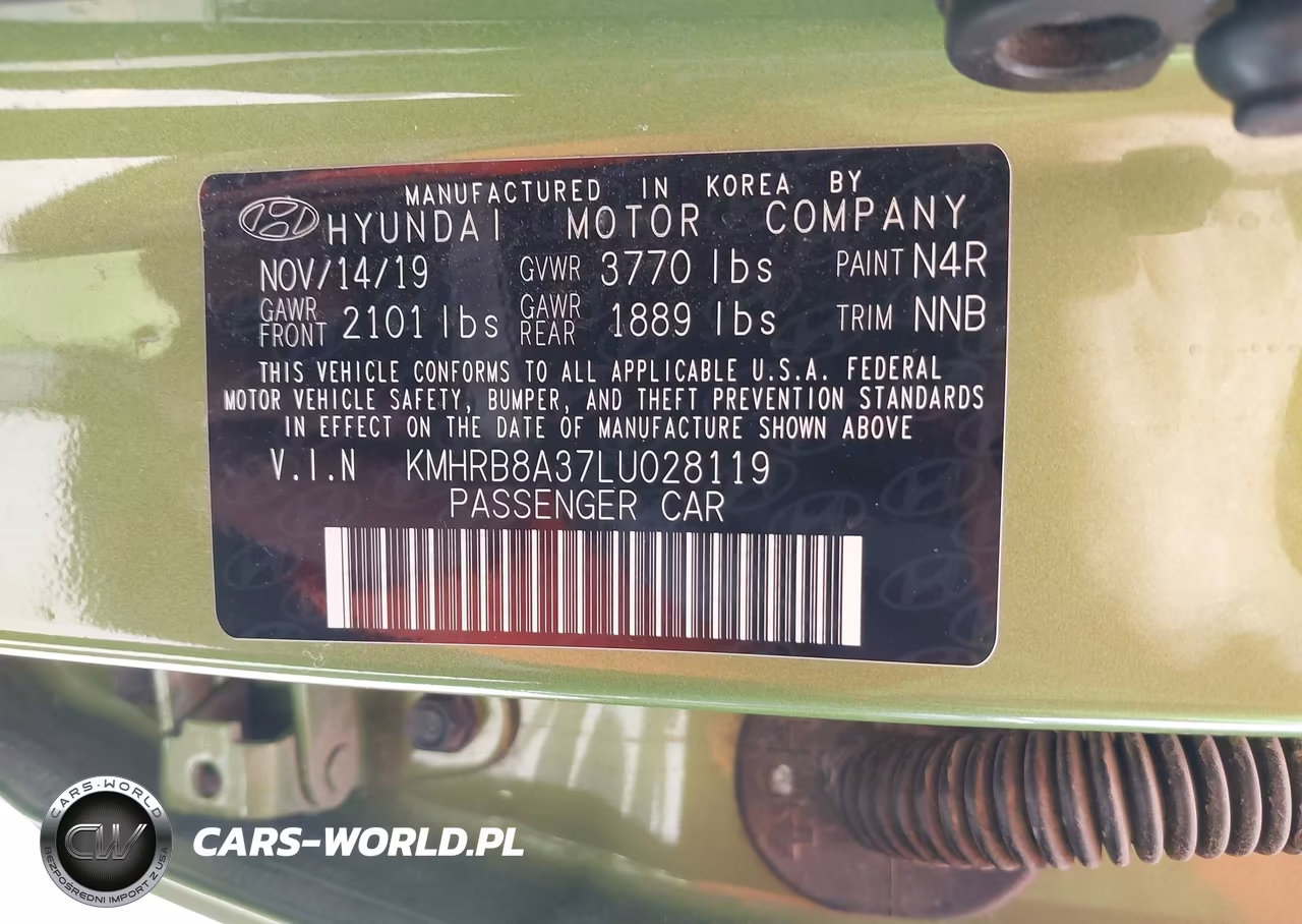2020 Hyundai Venue Se VIN:KMHRB8A37LU028119 - 9
