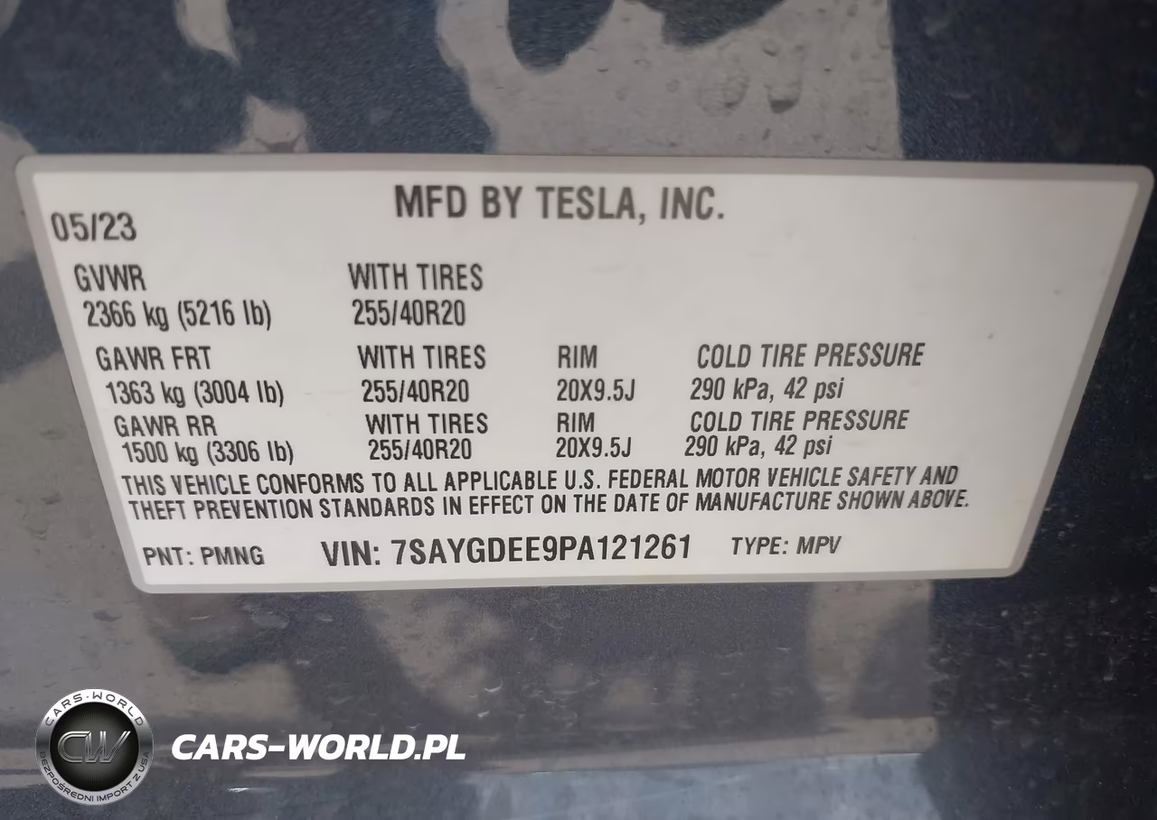 2023 Tesla Model Y Awd-Long Range Dual Motor All-Wheel Drive VIN:7SAYGDEE9PA121261 - 9