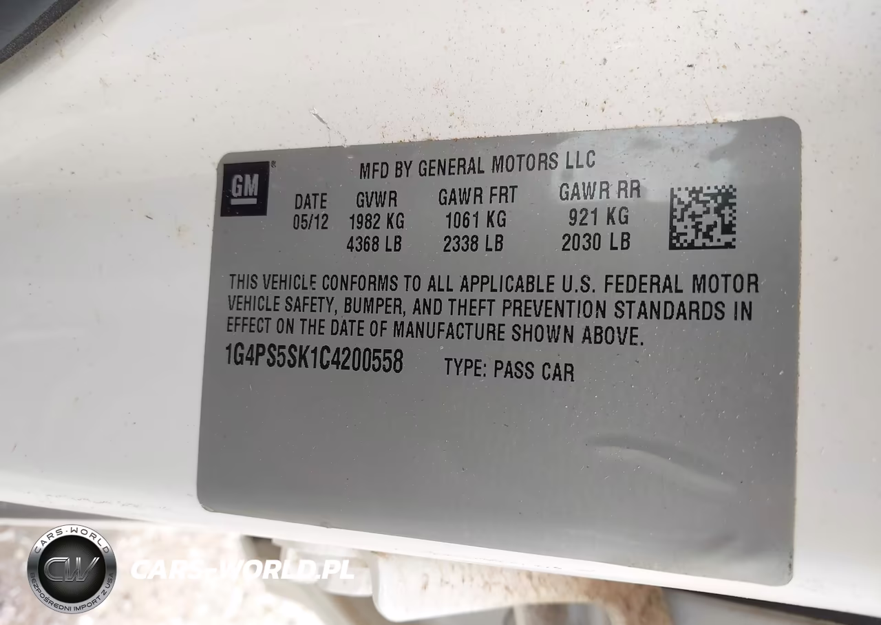 2012 Buick Verano Leather Group VIN:1G4PS5SK1C4200558 - 9