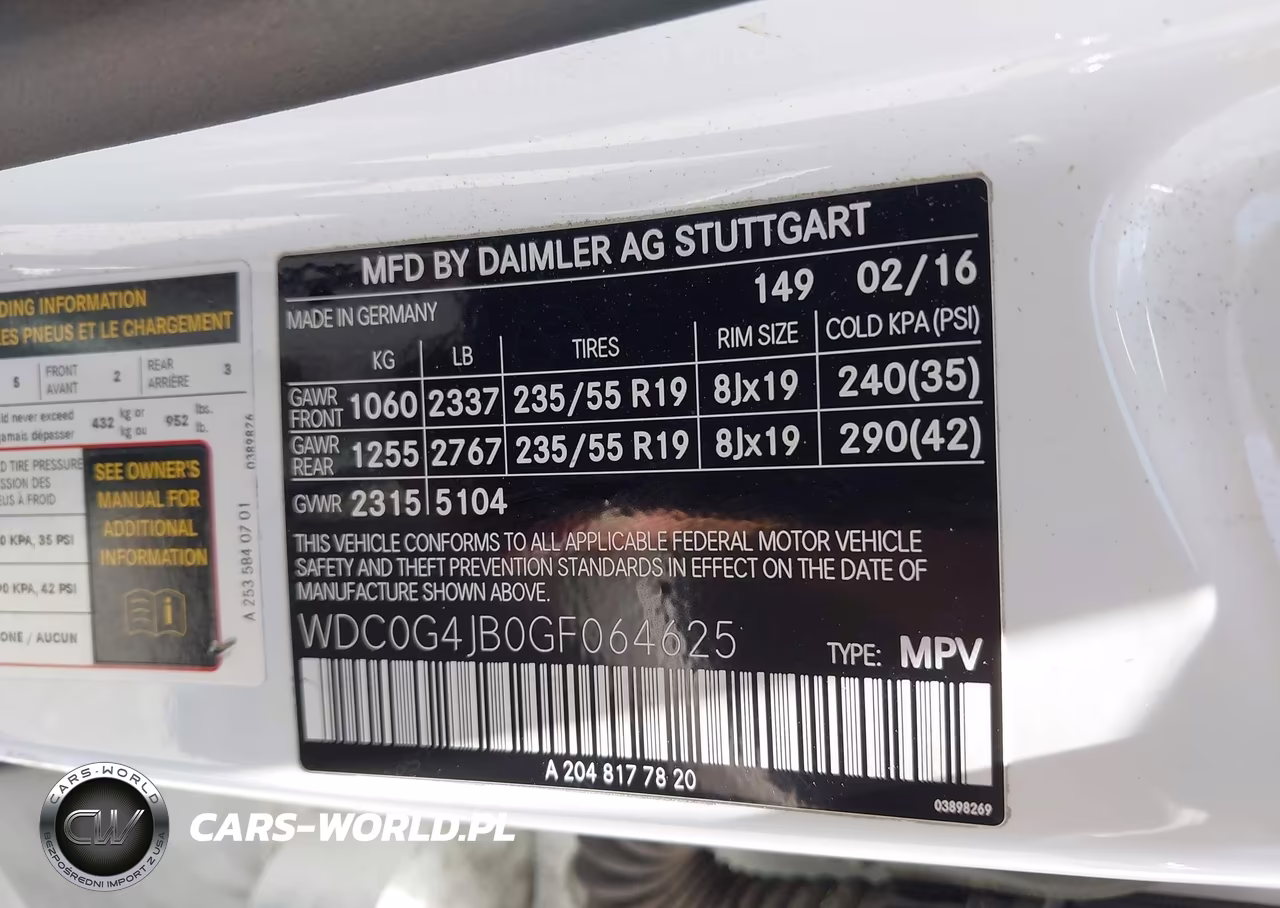 2016 Mercedes-Benz Glc 300 VIN:WDC0G4JB0GF064625 - 9