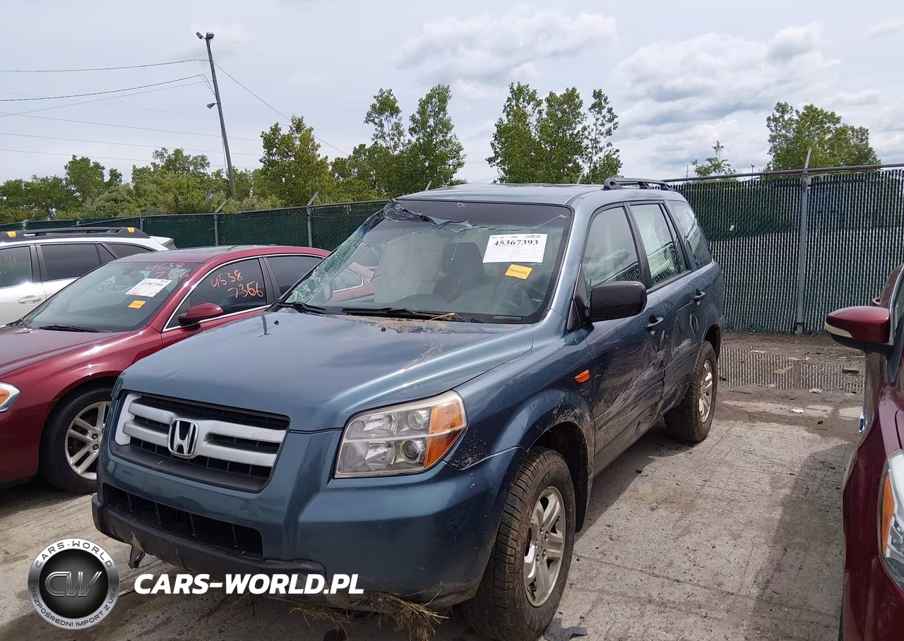 2006 Honda Pilot Lx VIN:2HKYF181X6H524112 - 2