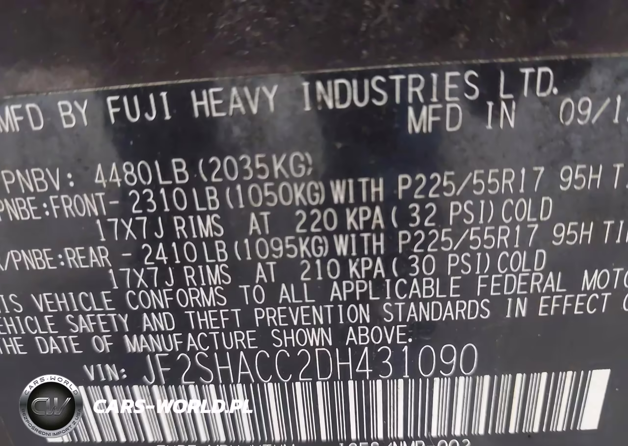 2013 Subaru Forester 2.5X Premium VIN:JF2SHACC2DH431090 - 9