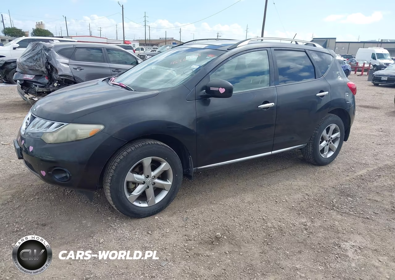 2009 Nissan Murano Sl VIN:JN8AZ18U49W104478 - 2