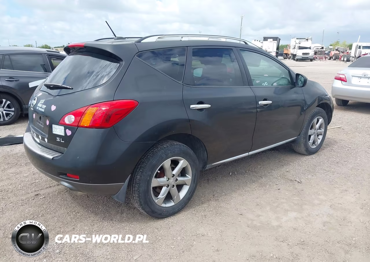 2009 Nissan Murano Sl VIN:JN8AZ18U49W104478 - 4
