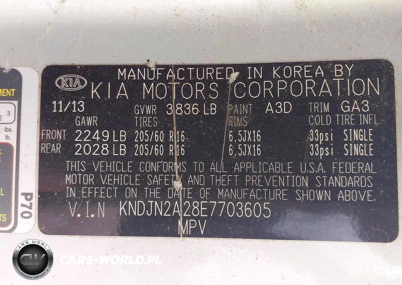 2014 Kia Soul VIN:KNDJN2A28E7703605 - 9