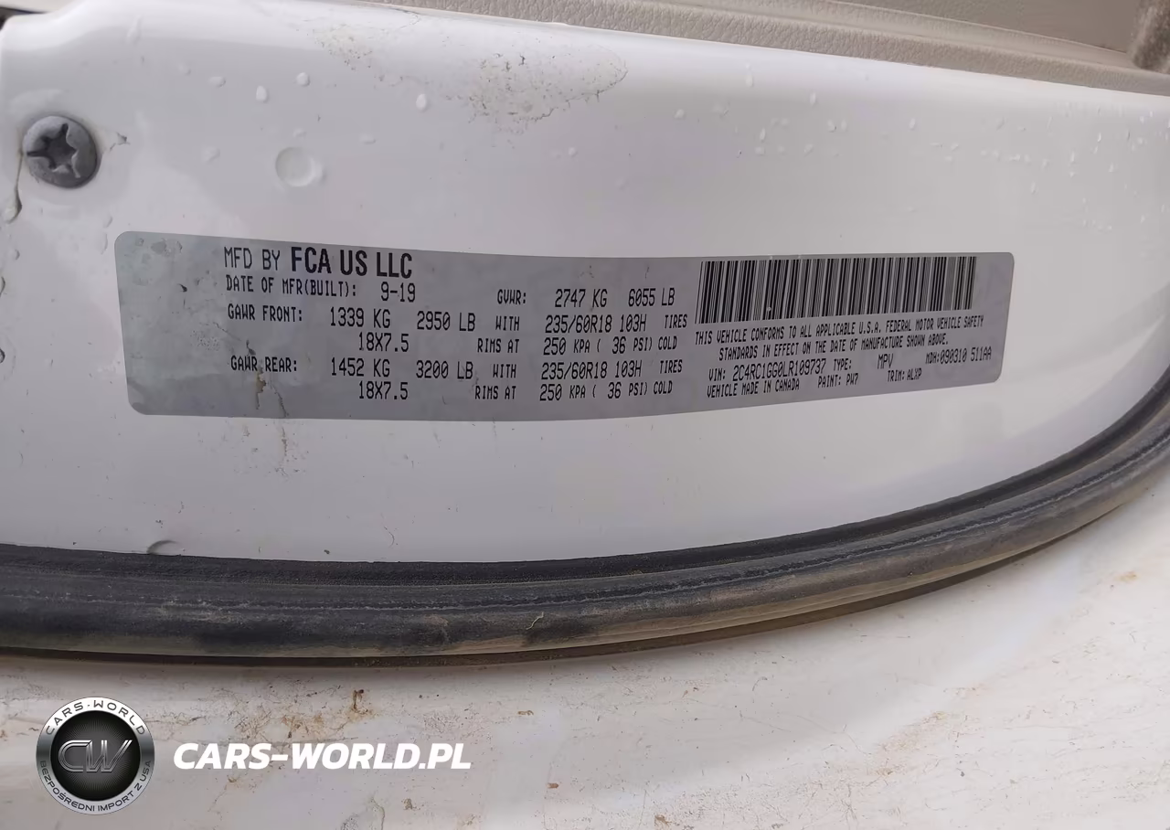 2020 Chrysler Pacifica Limited VIN:2C4RC1GG0LR109737 - 9