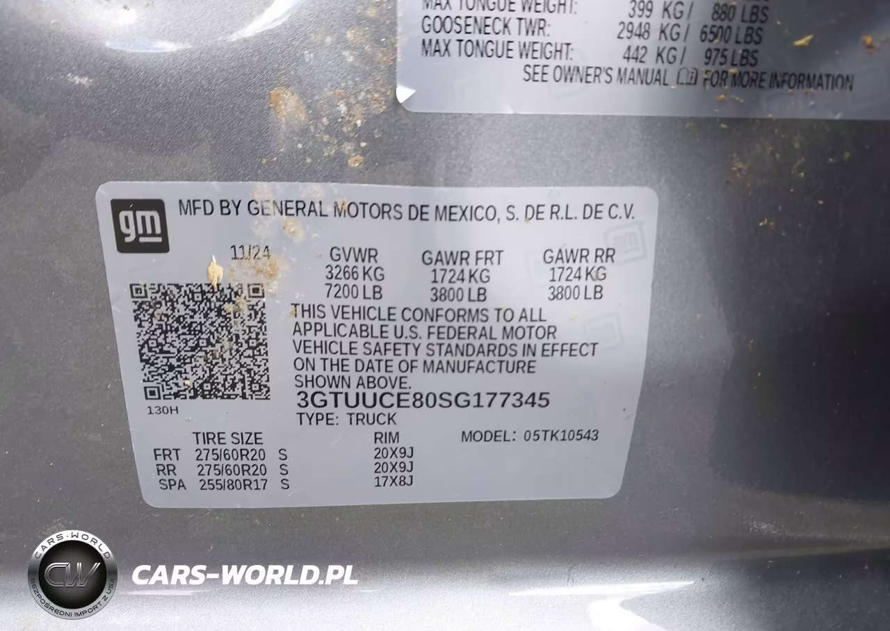 2025 GMC Sierra 1500 4Wd Short Box Elevation With 3Sb VIN:3GTUUCE80SG177345 - 9