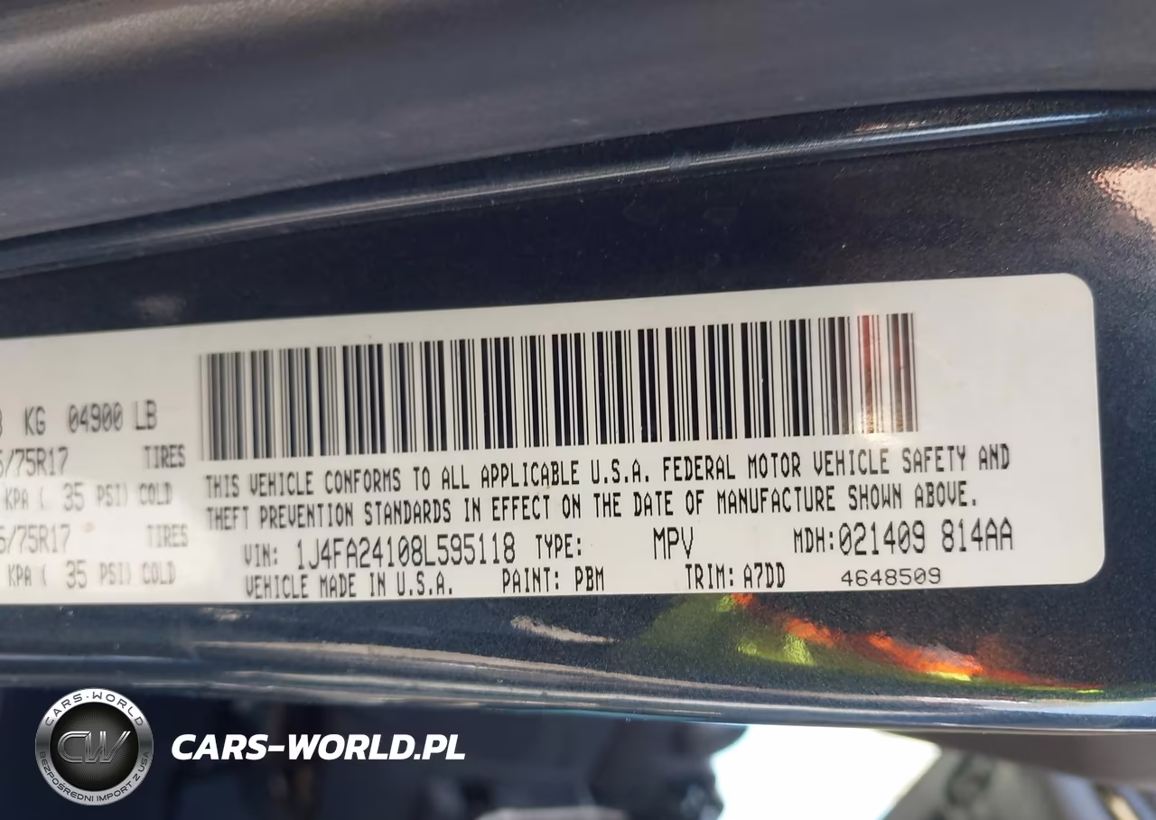 2008 Jeep Wrangler X VIN:1J4FA24108L595118 - 9