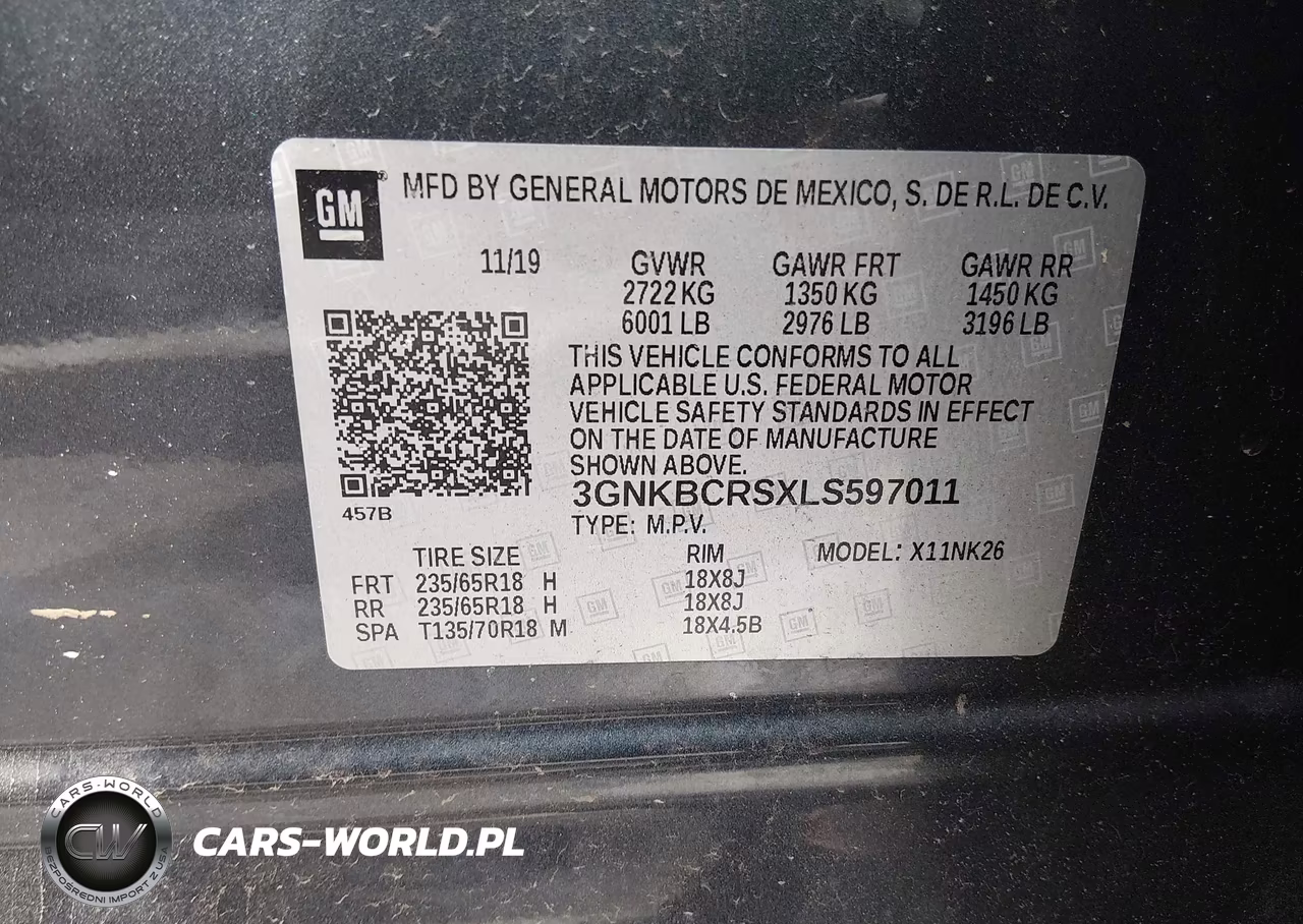 2020 Chevrolet Blazer Fwd 2Lt VIN:3GNKBCRSXLS597011 - 9