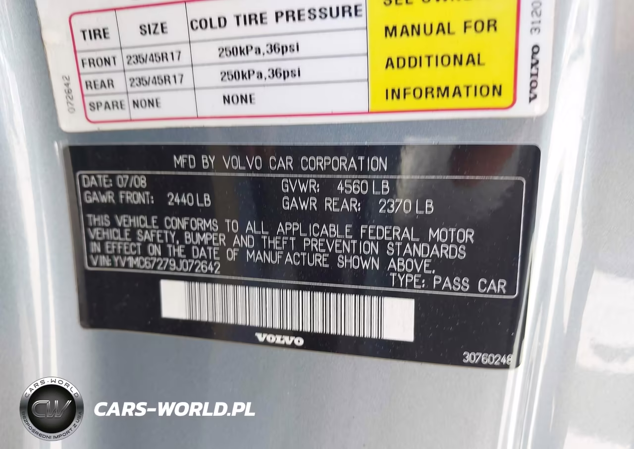 2009 Volvo C70 T5 VIN:YV1MC67279J072642 - 9