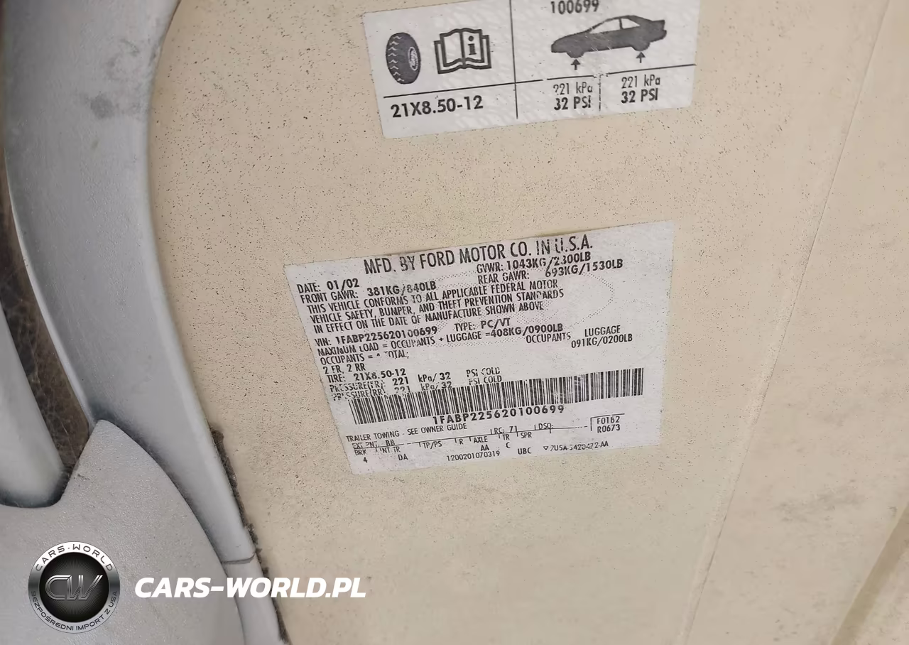 2002 Ford Think Neighbor VIN:1FABP225620100699 - 9