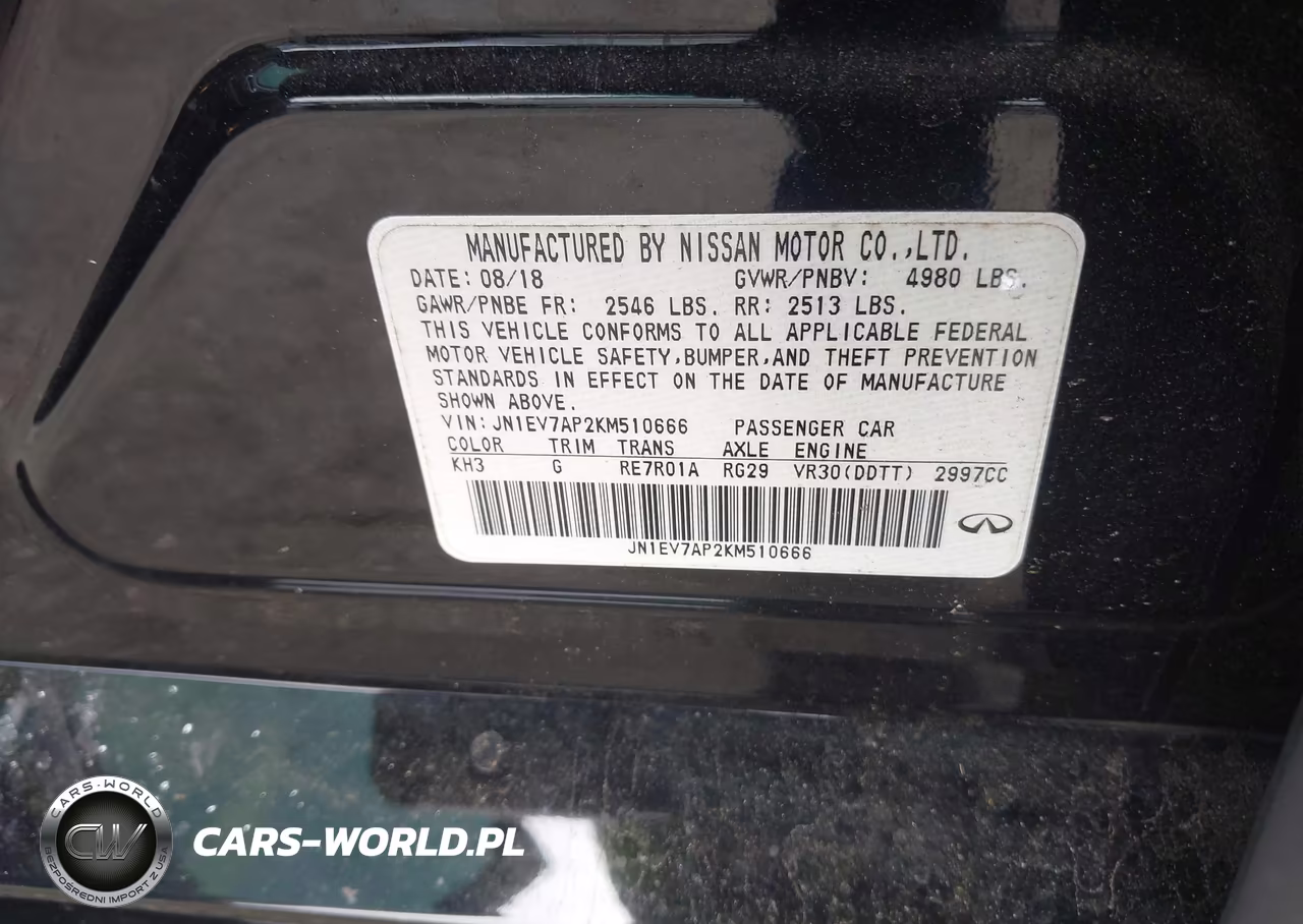 2019 Infiniti Q50 3.0T Luxe VIN:JN1EV7AP2KM510666 - 9