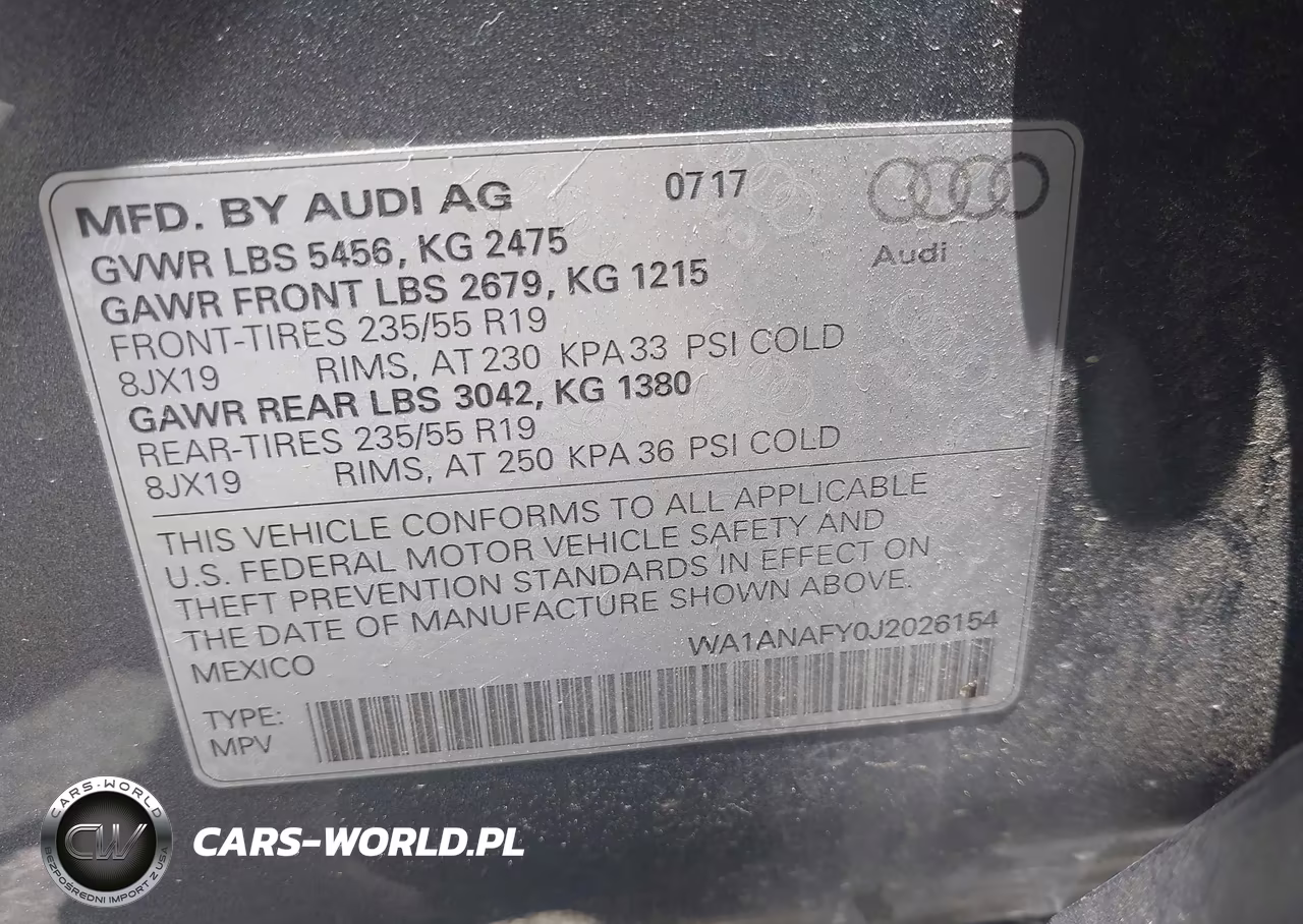 2018 Audi Q5 2.0T Premium-2.0T Tech Premium VIN:WA1ANAFY0J2026154 - 9