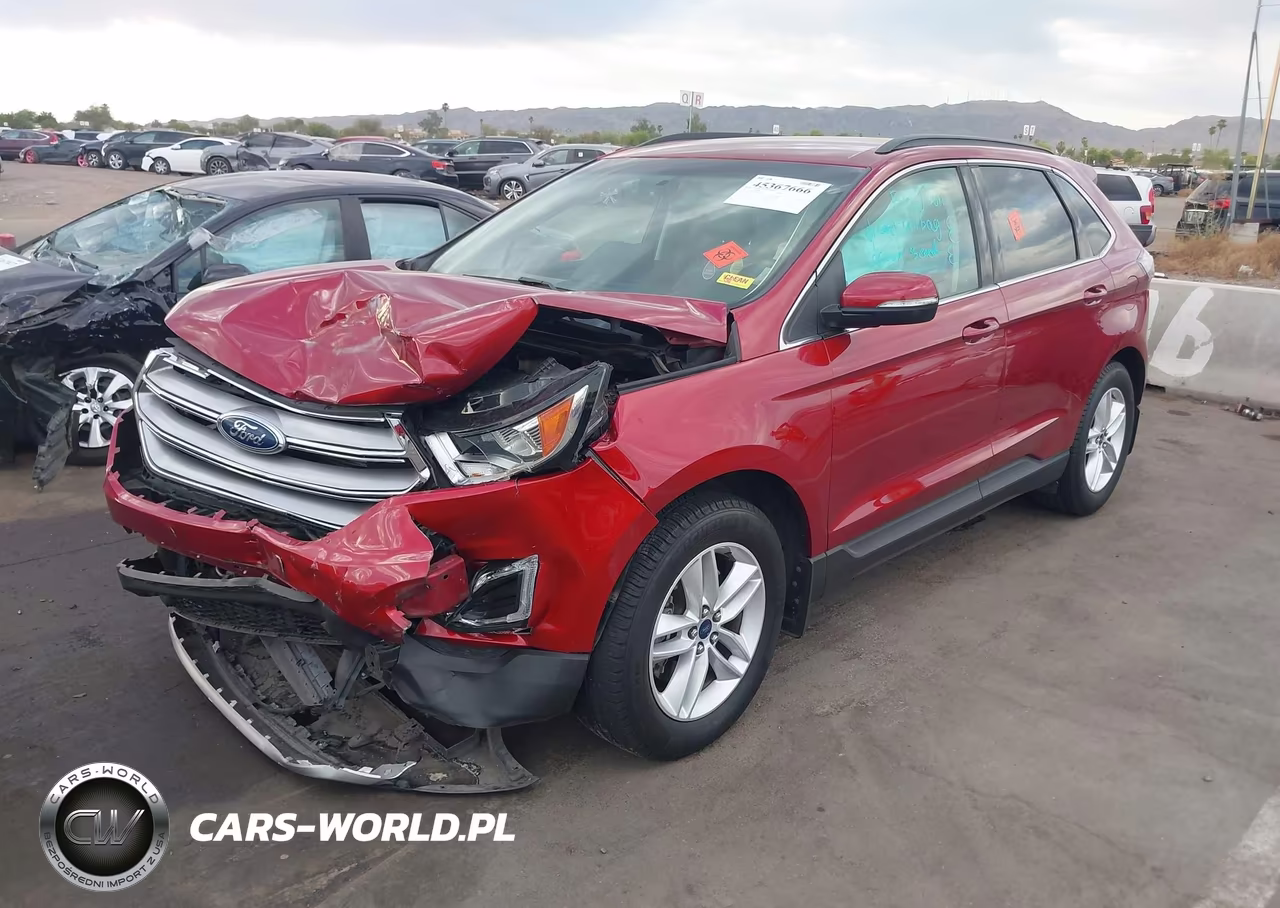2015 Ford Edge Sel VIN:2FMTK4J84FBB27615 - 2