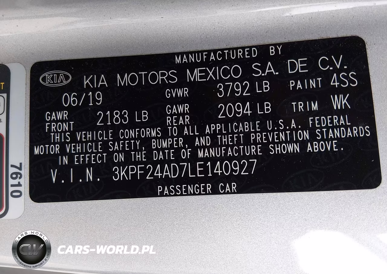 2020 Kia Forte Lxs VIN:3KPF24AD7LE140927 - 9
