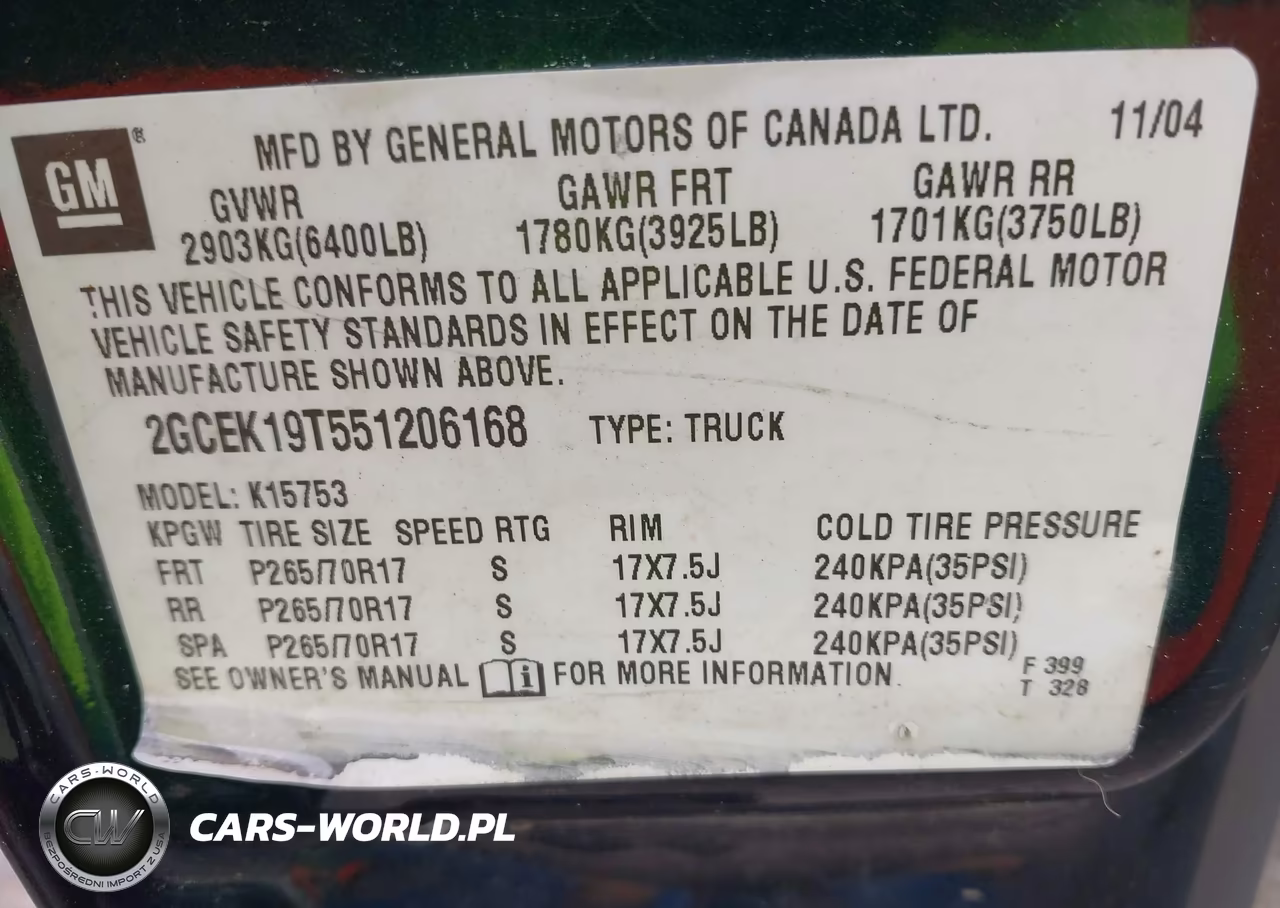 2005 Chevrolet Silverado 1500 Z71 VIN:2GCEK19T551206168 - 9