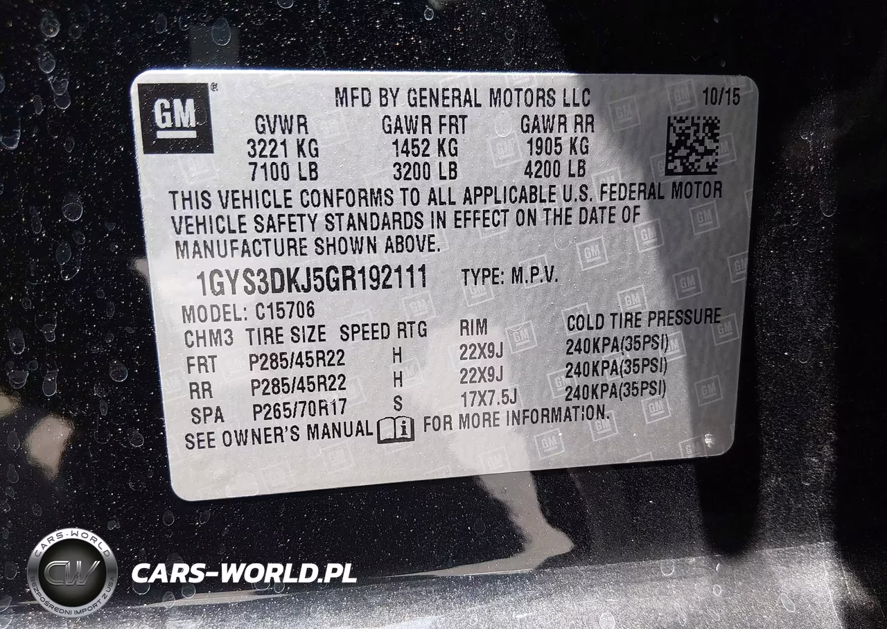 2016 Cadillac Escalade Platinum VIN:1GYS3DKJ5GR192111 - 9