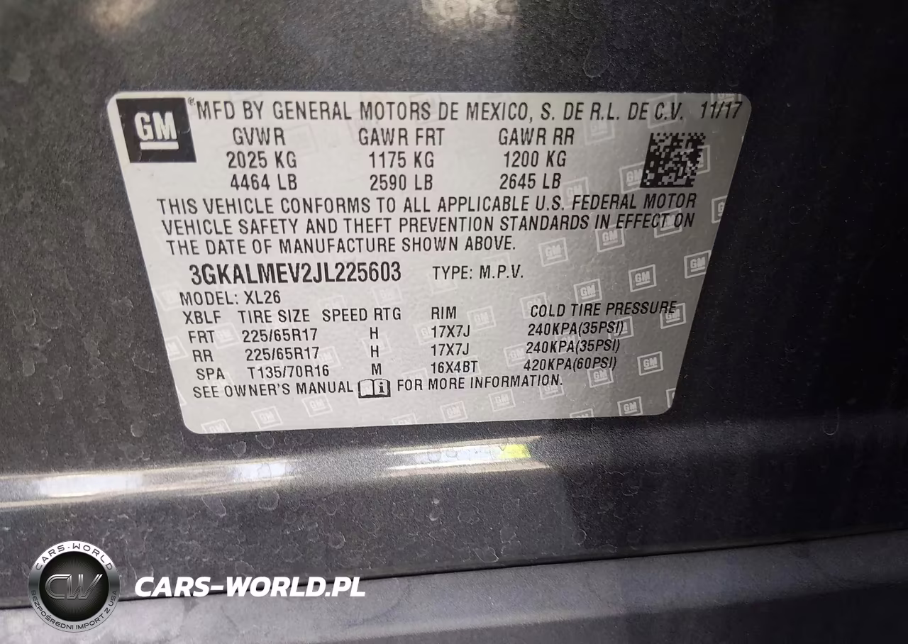 2018 GMC Terrain Sle VIN:3GKALMEV2JL225603 - 9