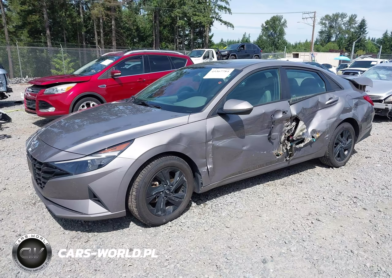 2022 Hyundai Elantra Sel VIN:KMHLS4AG1NU299097 - 2