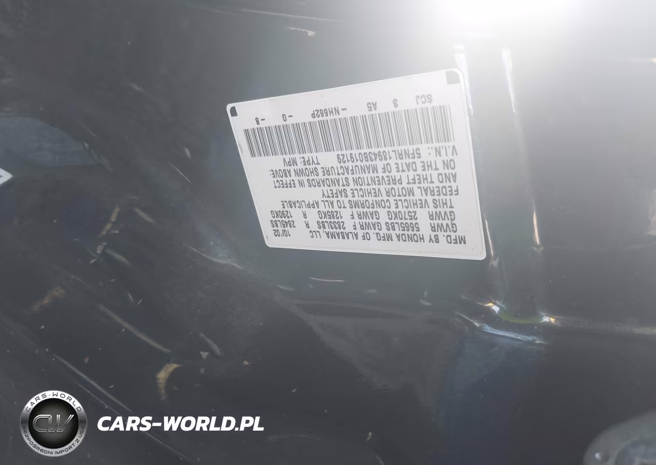 2003 Honda Odyssey Ex-L VIN:5FNRL18943B019129 - 9