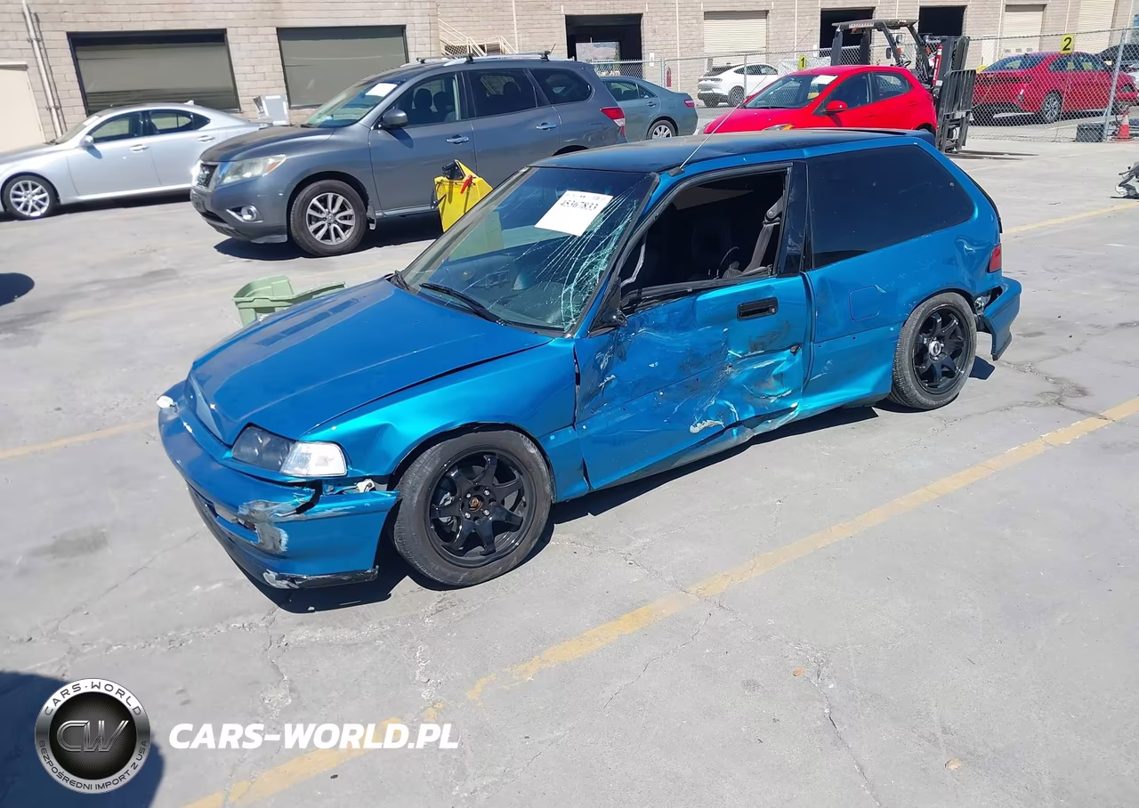 1991 Honda Civic Dx VIN:2HGED6354MH559915 - 2