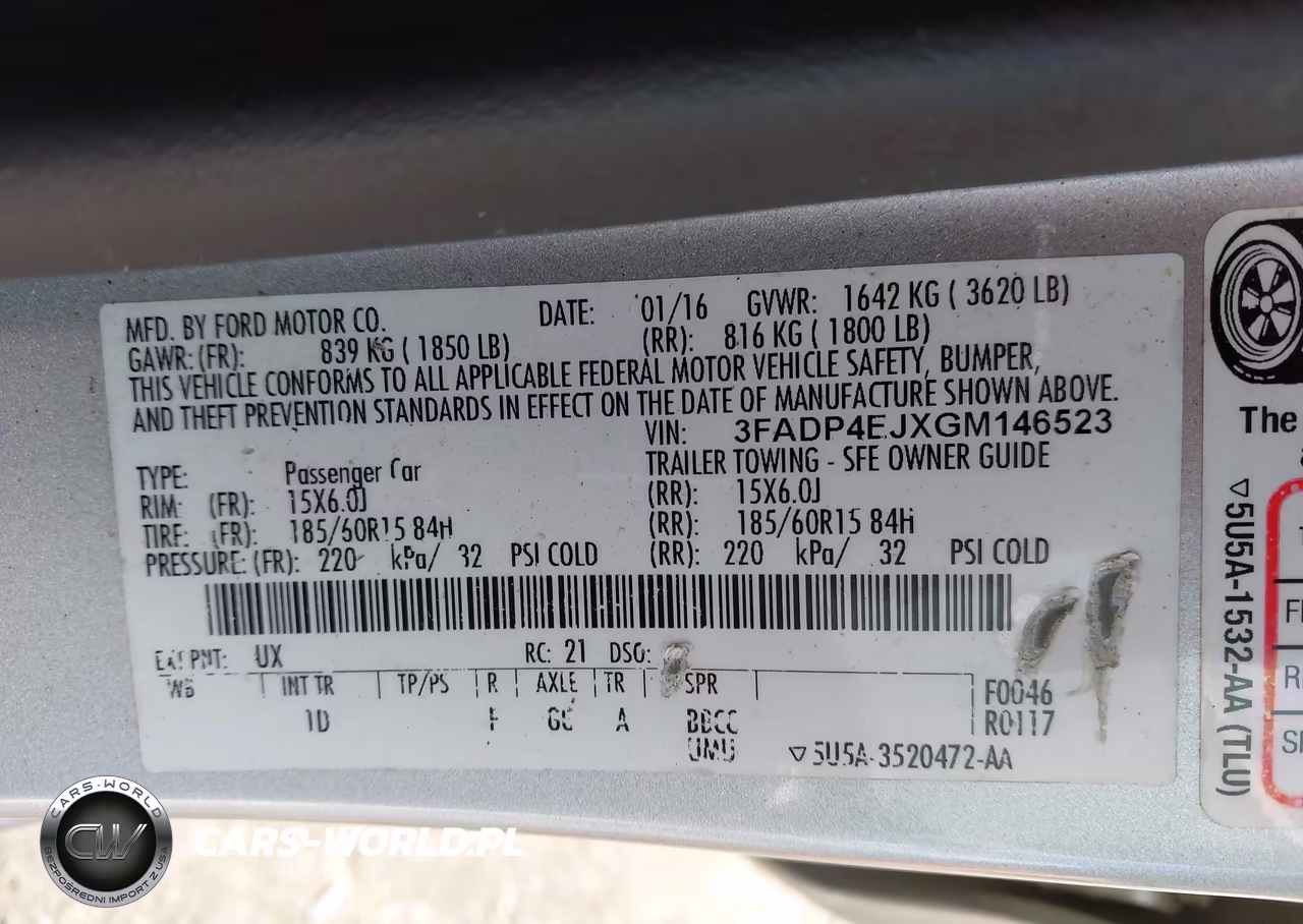 2016 Ford Fiesta Se VIN:3FADP4EJXGM146523 - 9
