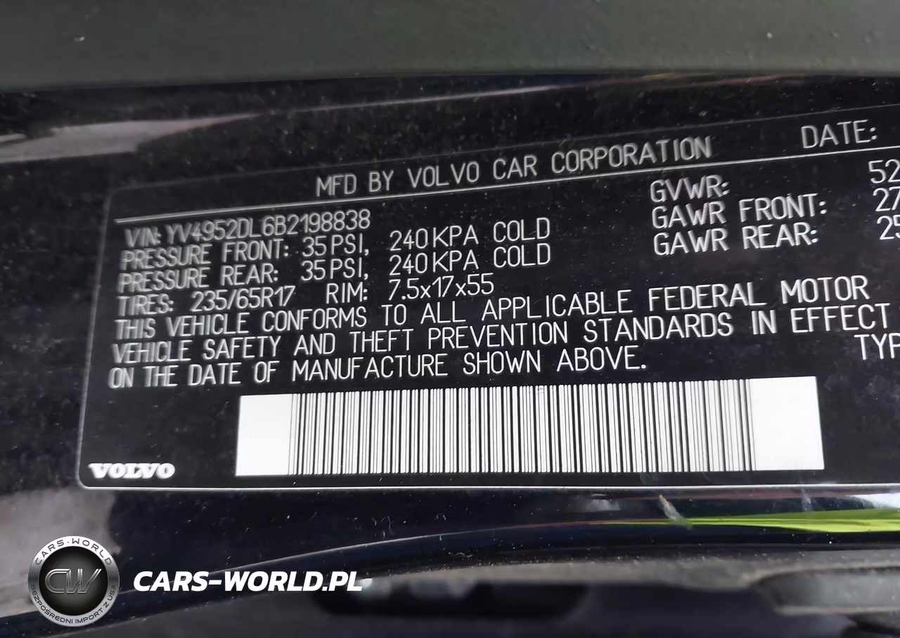 2011 Volvo Xc60 3.2 VIN:YV4952DL6B2198838 - 9
